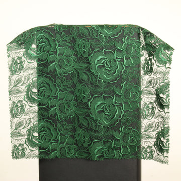 Double Border Floral Embroidery - 240G/M²