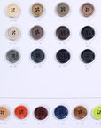 Corozo button engraved